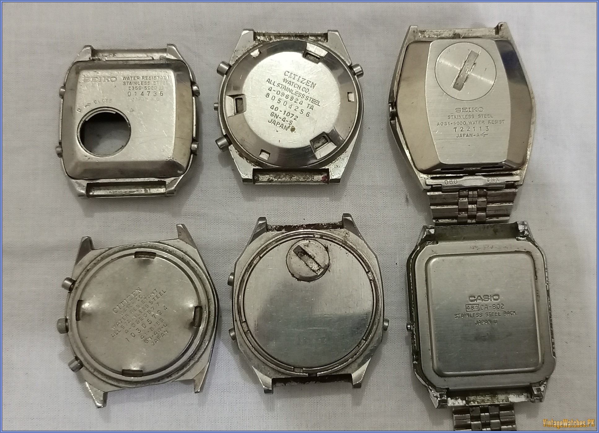 Lot of 6 Vintage Rare OLD Digital Watches Casio Seiko Calculator Citizen Ana-digi Japan - PK00011-IMG_20221110_205820_115 - VintageWatches.PK