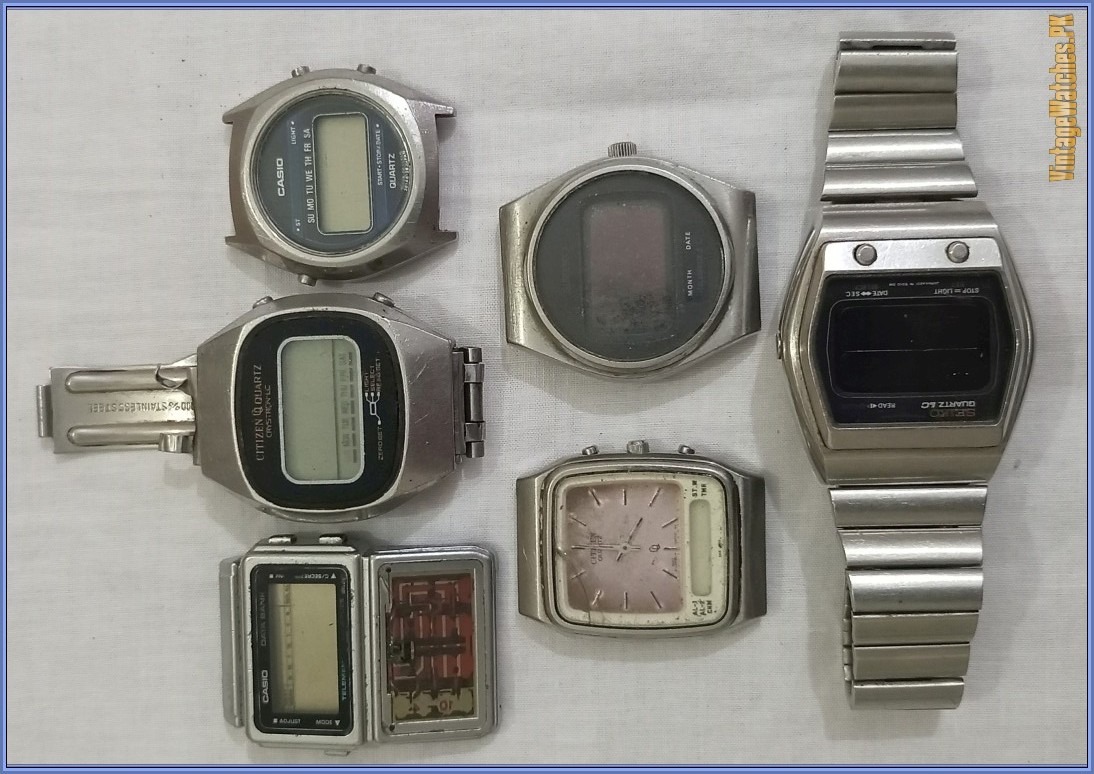 Lot of 6 Vintage Classic Seiko LCD, Casio calculator, Citizen Digi-Ana LCD Quartz Watches - PK00019-IMG_20221118_184717_472 - VintageWatches.PK